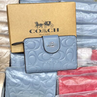 Ví Coach Nữ Cầm Tay Da C Nổi Form Trung