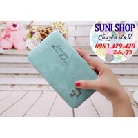 Ví cốp đa năng Hàn Quốc cây dù da nhung