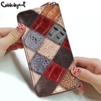 Ví da bò COBBLER LEGEND dáng dài có khóa kéo thời trang cho nữ