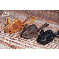 Ví Da Bò Mini Đựng Tiền Xu Đa Năng Phong Cách Retro Ốp