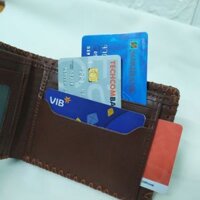 Ví Da Bò Nam khắc Tên/ SĐT/ Lời chúc theo yêu cầu