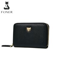 Ví Da Bò Nữ Cao Cấp Foxer  253015F đen