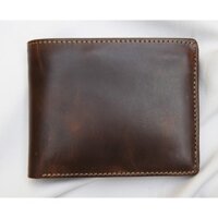 Ví Da Bò Thật Ví Nam Kiểu ngang thiết kế đơn giản tinh tế Tặng Kèm Hộp - nhatmymy98 | LT04