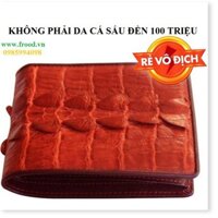 Ví da cá sấu Ruby Luxury tặng kèm 6 lưỡi dao cạo râu kép trị giá 60.000 đ