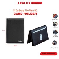 Ví Da Đựng Thẻ Nam Nữ LEALUX Card Holder 1