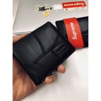 Ví Da Gập Supreme Leather Patchwork Wallet