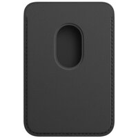 Ví Da Leather Wallet Hít Từ Tính Kai Dành Cho Các Dòng iPhone- Hàng chính hãng - Black