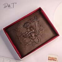 Ví Da Nam 12 Con Giáp- Tài Lộc- May Mắn. Đựng Được Giấy Cũ DT121