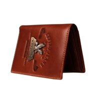 Ví Da Nam Cao Cấp CEFIRO Since 1997 Biểu Tượng Đại Bàng, Chất Da Bò Thật 100%, Bóp Mini Bảo Hành 10 Năm Và FREESHIP