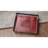 ví da nam cao cấp Cefiro handmade - dáng ngang - nhiều ngăn - da thật 100% - không bong nổ - có bảo hành