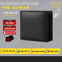 Ví Da Nam Cao Cấp Nhập Khẩu Đựng Tiền, Thẻ Mini Siêu Tiện Lợi -THE CARAS- LT01