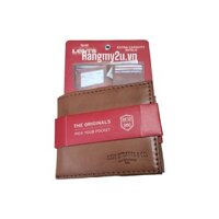 Ví Da Nam Levi's 9 x 11 cm Chính Hãng Màu Nâu Nhạt