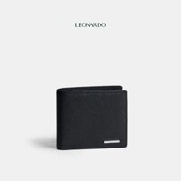 Ví Da Nam Mercury Chất Liệu Da Taiga Thương Hiệu LEONARDO