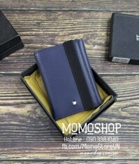 Ví Da Nam Vân Cá Sấu Cao Cấp Montblanc (BN645_XANH)