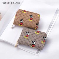 Ví Da Nữ Mini Chuột Mickey Siêu Hot