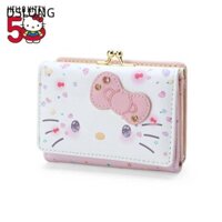 Ví da PU DSLONG, Túi Hello Kitty thời trang giản dị dễ thương, Kawaii Kuromi Cinnamoroll Quà tặng sinh nhật Túi đựng thẻ gấp