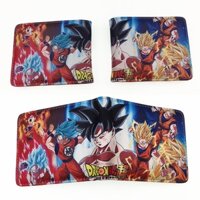 Ví Da PU Họa Tiết Hoạt Hình Dragon Ball Son Goku Đựng Tiền Xu Nhỏ Gọn Cho Nam