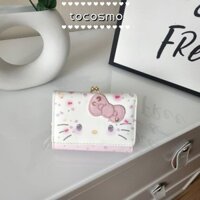 Ví da PU TOCOSMO, Túi xách Kawaii Sanrio Hello Kitty thời trang thông thường, Quà tặng sinh nhật Túi đựng thẻ gấp dễ thương