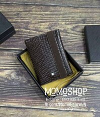 Ví Da Siêu Mini Cao Cấp Montblanc (BN638_NAU)