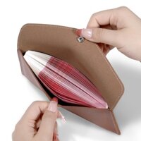 Ví dài cho nam và nữ, túi đựng giấy phép lái xe, tài liệu, túi lưu trữ sổ tiết kiệm, ví tiền đa chức năng dung tích lớn, túi điện thoại