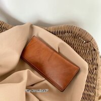 Ví Dài Đơn Giản Và Siêu Mỏng Dành Cho Nữ Thẻ Thích Hợp Mới Có Khóa Khí Chất Túi Đựng Thẻ Da Mềm Ví Dài