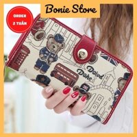 Ví Dài Nhiều Ngăn Đựng Thẻ Tiền Hình Gấu Dễ Thương Mẫu Mới