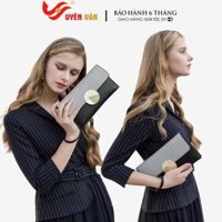 Ví dài nữ cầm tay dự tiệc bóp ví clutch da nữ thời trang cao cấp ánh kim nhiều màu nhiều ngăn đựng tiện dụng VDN01 - 8203-88 Be