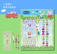 Vỉ dán móng tay Heo peppa pig DM-25C