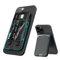 Ví điện thoại giữ thẻ từ tính được nâng cấp, tương thích với ví MagSafe cho Apple iPhone Google Pixel Samsung Galaxy