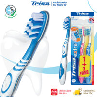 Vĩ Đôi Bàn Chải Đánh Răng Trisa Extra Pro Clean ( Mềm )