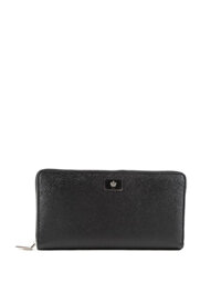Ví Dolce & Gabbana Black Leather Zip Around Wallet