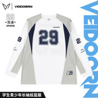 Vi Dong Tay Dài Đua Bắn Súng Phù Hợp Với Áo Thun Nam Mỹ Bóng Rổ Tập Luyện Thể Thao Chạy Top Lưới Thoáng Khí Hợp Thời Trang V