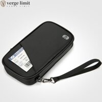 Ví du lịch VERGE LIMIT, Phụ kiện du lịch chống thấm nước Túi đeo cổ du lịch, Vỏ bảo vệ hộ chiếu bằng vải Oxford Dây kéo Giá đỡ hộ chiếu gia đình Giá đỡ hộ chiếu trên máy bay