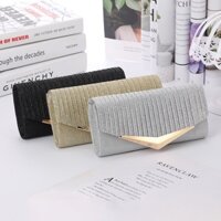 Ví dự tiệc, ví cầm tay, clutch dự tiệc nữ đính kim tuyến sang chảnh VDT008