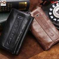 Ví Đựng Chìa Khoá Da Bò Cao Cấp 1013 Nam Wallet