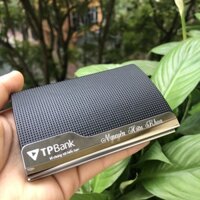 Ví đựng danh thiếp, hộp đựng name card khắc logo ngân hàng TP BANK siêu đẹp giá rẻ
