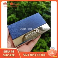 Ví Đựng Danh Thiếp - Ví Đựng Thẻ Card Màu Xanh Đẹp Mắt