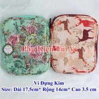 Ví đựng kim 2 ngăn / bóp đựng kim 2 ngăn