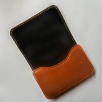 Ví đựng nam card - Da bò thật - Đồ da thủ công - Màu vàng bò BV0486