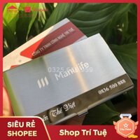 Ví đựng namecard khắc logo Công TY bảo hiểm Manulife, hộp đựng danh thiếp cho bên bảo hiểm khắc logo