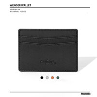 Ví đựng thẻ Nam Nữ WENGER V.1 chất liệu da Unisex local brand chính hãng Midori M Studio