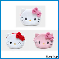 Ví đựng tiền xu Hello Kitty Daiso Hàn Quốc