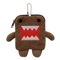Ví đựng tiền xu sang trọng Domo Kun Ví móc khóa dễ thương Anime Body Mini Túi đựng tiền xu nhỏ