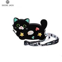 Ví đựng tiền xu silicon hình mèo dễ thương DEEERE JACK dành cho trẻ em và người lớn
