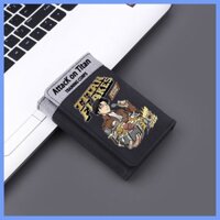 Ví đựng tiền xu Tấn công Titan Eren Jaeger Carla Jaeger Mikasa · Ackerman Armin Arlert Attack on Titan Phiên bản sinh viên hợp thời trang Ví ngắn Captain Levier Wings of Freedom Ví đựng tiền xu Hộp đựng thẻ gấp