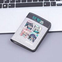 Ví Đựng Tiền Xu Xanh Lưu Trữ Hàng Hóa Ví Ngắn Chim Lưu Diễn Ngôi Sao Hoang Dã Cát Sói Trắng Alice Đựng Thẻ