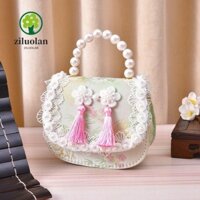 Ví đựng tiền xu ZILUOLAN, Tay cầm thêu Ví trẻ em, Ví Mini dễ thương tua rua