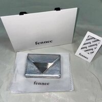 Ví FNNEC Hàn Quốc Cổ Điển Tam Giác Bằng Sáng Chế Da Bò Di Động Ba Lần Nhỏ Và Thời Trang Túi Đựng Thẻ ID Cho W