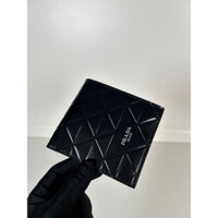 Ví Gập Prada 2MO004 Nam-Nữ Da Bê Nguyên Miếng 10cm