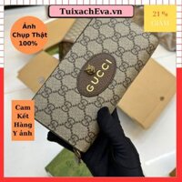 Ví G.C Brown Men Neo Vintage GG Supreme Zip Around Wallet 473953 Cao Cấp